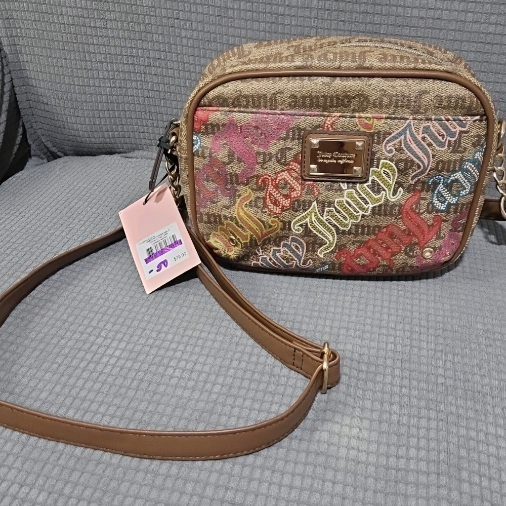 Juicy Couture Multicolor Logo Crossbody Bag